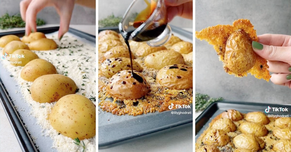 Tyto brambory s parmezánem jsou naším novým oblíbeným receptem na skvělé chvíle u televize Náhledový obrázek